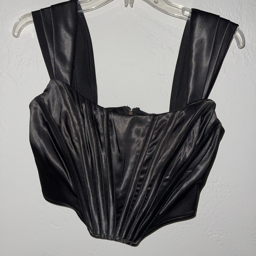 brown crop top from elim boutique